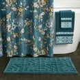 thumbnail image 2 of Vern Yip by SKL Home Floral Lanterns Bath Rug, Teal, 100% Cotton, 20"x 30", 2 of 4