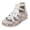 A-Beige121, variant on Yuanlong Women's Gladiator Sandals Platform Wedge Sandals Open Toe Back Zipper Solid Color Stylish Holiday Shoes