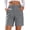 03# Gray, variant on UKHCCC Outdoor Cargo Shorts for Women Multi-Pocket High Waist Button Fly Travel Golf Casual S-2XL