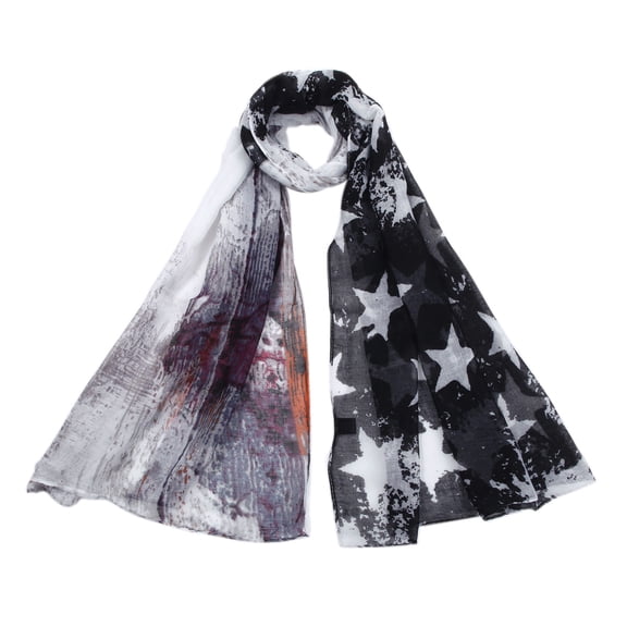 Unique Vintage Stars Design Scarf