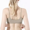 thumbnail image 3 of V Neck Sports Bras For Women Thin Straps Padded Yoga Bra Basic Wireless Bra Camisole Wire Sports Bras for Women Large Size Bras Athletic Bras Sports Bra Support Seamless Sports Bras Padded Bras for, 3 of 5