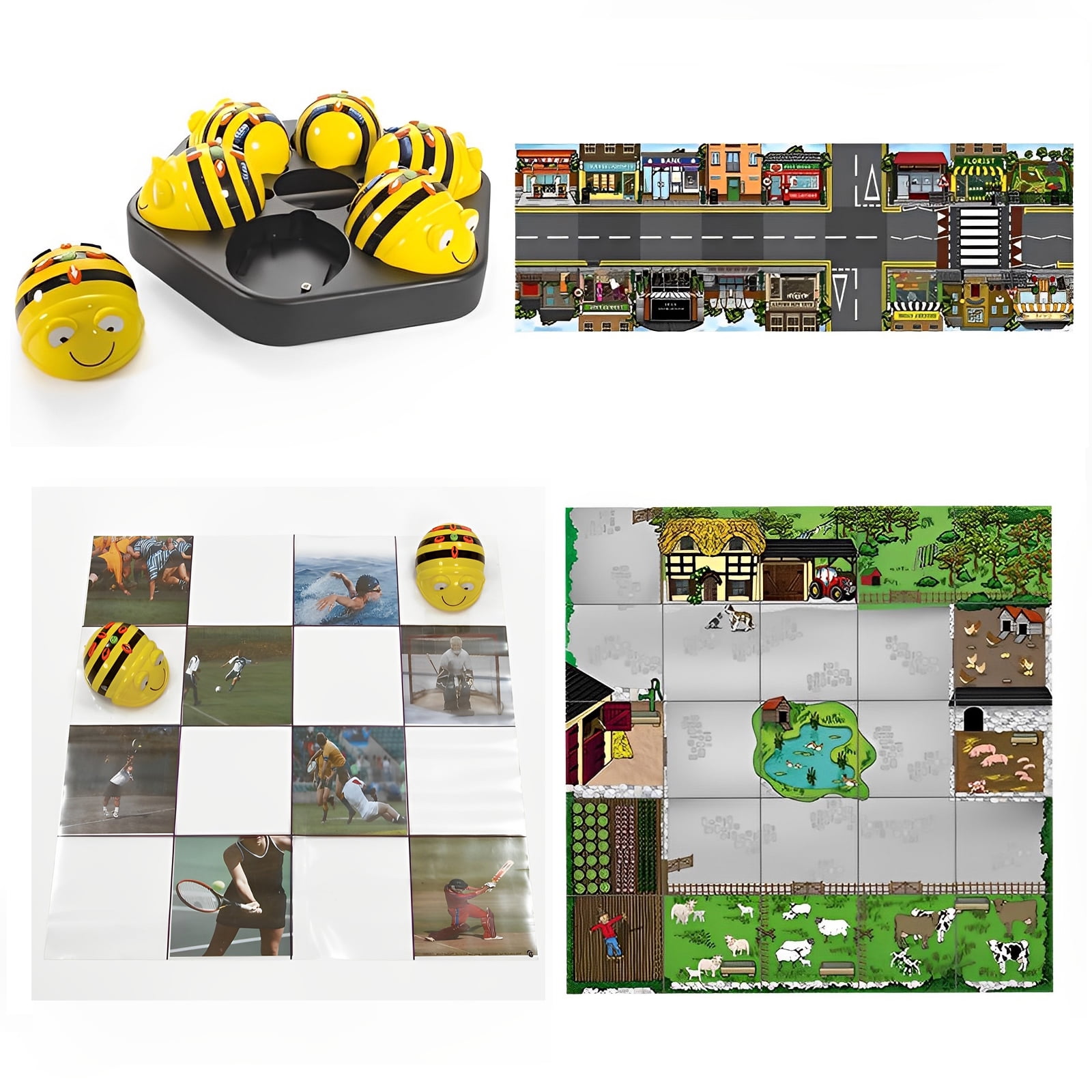 TTS Bee-Bot Classroom Coding Set Toy for Kids Bundle Programmable Floor ...