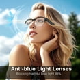thumbnail image 7 of AI Translation Glasses Supporting 164 Languages,Smart Glasses with AI Chat GPT&Deepseek R1,Bluetooth Glasses for Men Women,Music Playback & Hands-Free Calling,Anti-Blue Light Lenses, 7 of 7