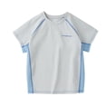 thumbnail image 4 of Muscularfit Raglan T Shirts for Boys Active Fit Quick-Dry Boys Athletic Shirts Swim Shirt T-Shirts Graphic Tees Blue Short Sleeve Pull-On Crew Neck Big Brother Shirt,7-8 Years, 4 of 7