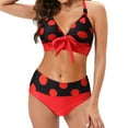 thumbnail image 2 of Traje de Baño Mujer Conjunto de Bikini Acolchado de Talla Grande Para Mujer, Tankini de Playa Con Parte Inferior de Cintura Alta, Trajes de Baño Para Mujer, Conjunto de Tankinis., 2 of 4