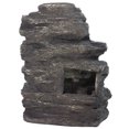 thumbnail image 7 of Northlight 24" Prelit LED 3-Tiered Stonelike Outdoor Patio Garden Water Fountain - Gray/Brown, 7 of 7
