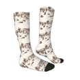 thumbnail image 3 of Haiem Western Desert Cowboys3 Socks, Funny Novelty Crazy Design Cotton Socks Sports Socks Knee High Socks For Men, Women,1Pairs - Gift For Working Friends, 3 of 9