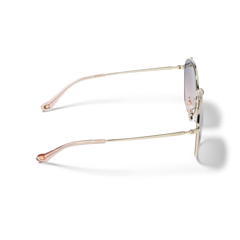 Sunglasses Coach HC 7134 90050J C7996 Shiny Light Gold Plum  display picture 3