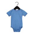 thumbnail image 1 of Bella Canvas Cache-Couche en Jersey pour Bébé, 3-6, Bleu Columbia Chiné, 1 of 1