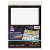 Pacon Self-Adhesive Project Paper 8-1/2 x 11 White with Black Border 8/Pack 2004