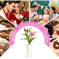 thumbnail image 5 of Artificial Pink Lily Flower Lamp, LED Decorative Light with White Vase, Battery Powered for Bedroom Living Room, Gifts for Women Mom Grandma Girlfriend on Birthday Christmas Valentines Mothers Day, 5 of 13