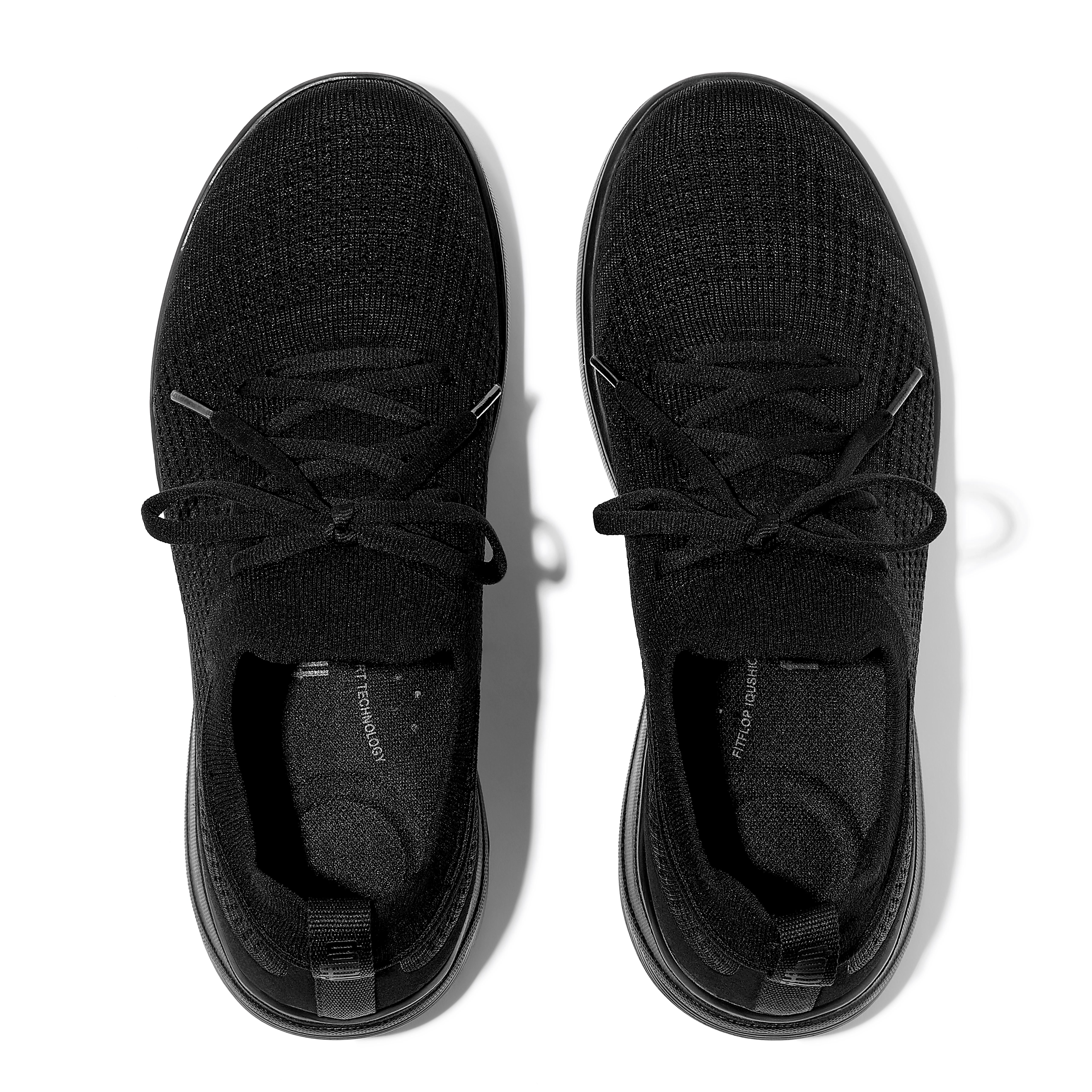 Fitflop Women's Super-Q Bow Knit Slip-On Laced Sneaker