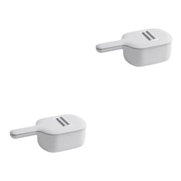 Matsuzay Picadora Multifuncional Fácil De Almacenar Comidas Deliciosas Sin Esfuerzo Fácil De Almacenar Gris gris 2Conjunto
