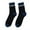 Black, variant on Dolkfu Non-Slip Men's Socks Size 9-11 Thicken Cotton Black Crew Socks with Cushion Thermal Wool Cozy Socks for Men