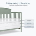 thumbnail image 4 of Dream On Me Storybrooke 5 in 1 Convertible Crib, Meadow Green, 4 of 9