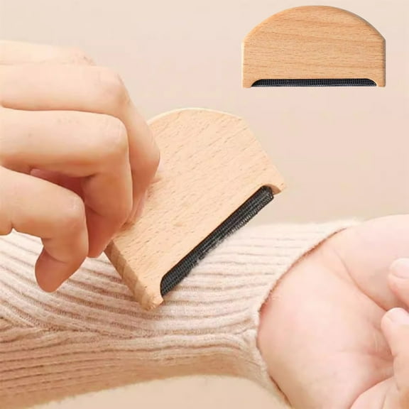 Sweater Comb under $5! kkbbma Wooden Sweater Comb for De-Pilling Cashmere, Wool, Knitwear, Manual Lint Remover, Portable Depiller for Clothes, Fuzz, Bobbles, Pilling Shaver, Sweater Care Tool