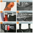 thumbnail image 2 of Generic Black PVC Fishing Wader, Size 43, Durable Waterproof Boots for Outdoor Activities, 2 of 7