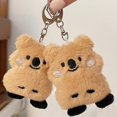 thumbnail image 1 of LLavero de Koala de peluche para niña, muñeco de peluche de imitación de piel de conejo, mochila esponjosa, colgante, 1/3 piezas, 1 of 4