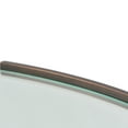 thumbnail image 4 of Miroir Rond Encadré Singapore - Bronze Frotté - 15 Pouces x 15 Pouces, 4 of 7