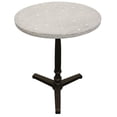 thumbnail image 2 of Sheridan Lynn 24" Round Bistro Table with Stone Top on Cast Iron Base in Gray, 2 of 5