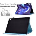 thumbnail image 3 of Allytech Lenovo Smart Tab M10 Case Model TB-X506F/X605F, Slim Fit PU Leather Auto Sleep Wake Kickstand Protective Shockproof Case Cover for Lenovo Tab M10 TB-X505F TB-X605F - Wolf, 3 of 7