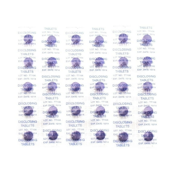 Plak Smacker Plaque Disclosing Tablets , set of 30 tablets