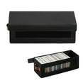 thumbnail image 1 of Lttoisl Foldable Oxford Cloth CD Storage Box, Clear Window & Dustproof Lid, Media Organizer for DVDs Movies Games, Home Office or Media Room, Space Saving Collapsible CD Case, 1 of 8