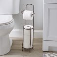 thumbnail image 5 of Bath Bliss Toilet Tissue Holder/Dispenser, Oil Stained Bronze, 5 of 8