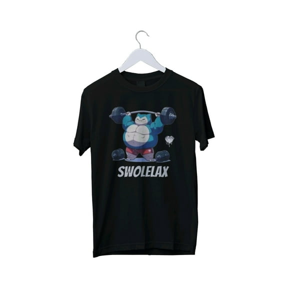 Swolelax Vintage Tee, Snorlax Graphic T-Shirt Mens Unisex S M L XL 2 3 4 XL