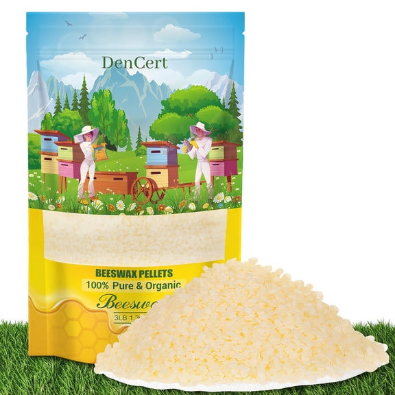 3LB beeswax granules, food grade beeswax, triple filtered beeswax granules, perfect for DIY projects, soap making supplies, for candle making, can be used as gifts