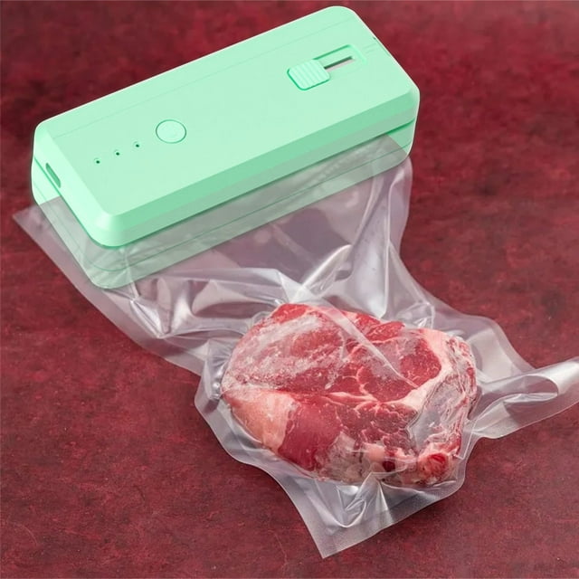 Birdeem Mini Scelleuse à Pression Manuelle Petite Scelleuse de Collations Ménagère Scelleuse de Sacs en Plastique