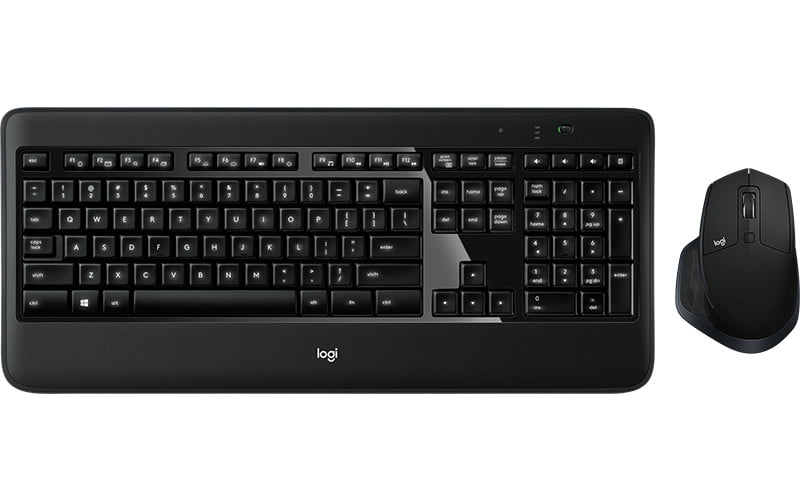 Logitech Wireless Keyboard Mouse Combo, Black -