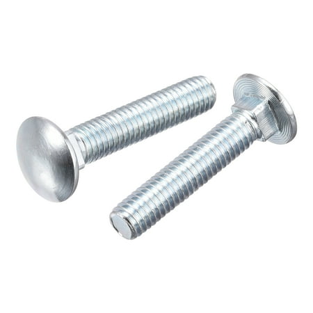 

3/8-16x2 Carriage Bolt Q235 Carbon Steel Zinc Plated 5 Pack