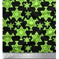 thumbnail image 1 of Soimoi Rayon Fabric Star Tetrahedron Geometric Decor Fabric Printed Yard 42 Inch Wide, 1 of 3