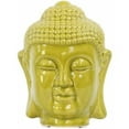 thumbnail image 1 of Urban Trends Collection: Ceramic Buddha Head, Polished Chrome Finish, Silver, 1 of 2