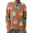 thumbnail image 4 of Certgust Usa Sweatshirt Women Under $15 Womens Halloween Graphic Print Long Sleeve Knit Pullover Sweater with Cozy Seasonal Style, 4 of 9