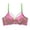 Hot Pink-06, variant on Lace Sheer Bras for Women, Sexy Push Up Breathable Balconette Demi Unlined Wireless Bra