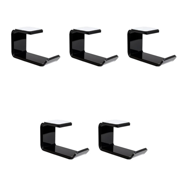 Bearachild Acrylic Wired Headphone Bracket Universal 15KG Earphone Reusable Desk-mounted Safe Display Holder Support Indoor Headset Type2
