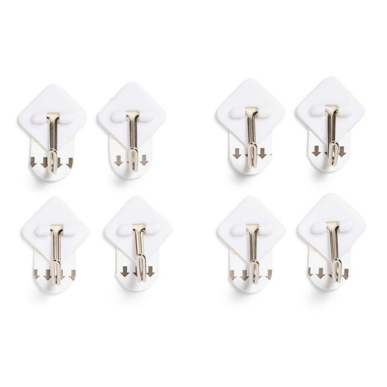 Hyper Tough Removable Hinged Plastic Hooks for Hanging Keys