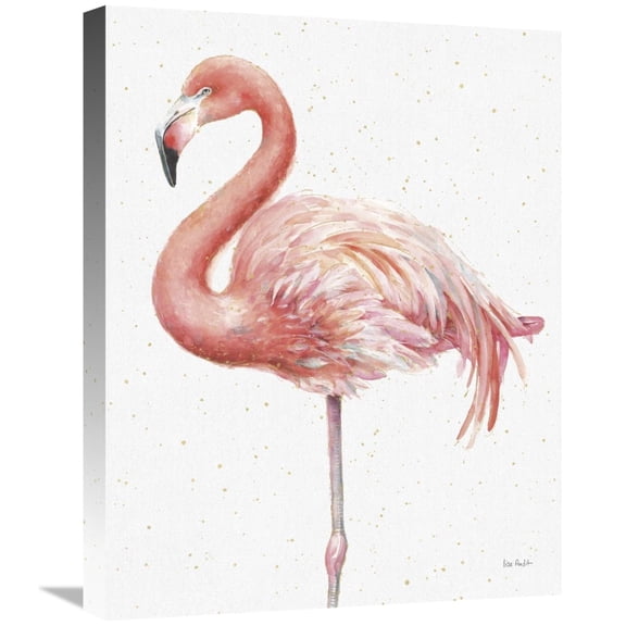 Global Gallery's 'Gracefully Pink V' By Lisa Audit Stretched Canvas Wall Art