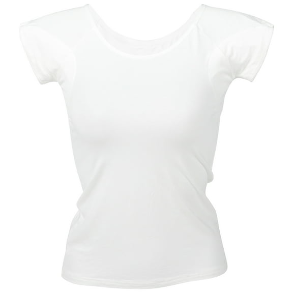 NIAIZEK White Breathable Womens Undershirt with Underarm Sweat Proof Design for Outdoor Activities