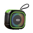 thumbnail image 4 of Altavoz portátil BT con reproducción TF USB y múltiples conexiones, regalo de cumpleaños práctico Verde, 4 of 9