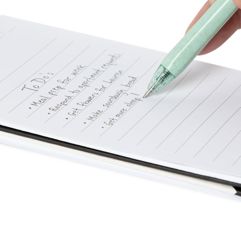 U BRANDS Eco Gel Pen, Black Ink, Pastel Speckle, Set of