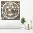 thumbnail image 4 of Ready2HangArt Christmas Holly Jolly Textual Canvas Wall Art, 4 of 4