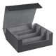 thumbnail image 1 of 1800+ Card Deck Case para Trading Cards, Magnetic Storage Box Top Side-Loading Game Cards Negro+Gris, 1 of 8