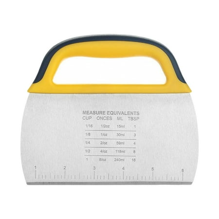 

Stainless Steel Dough Scraper Lightweight Easy to Use Scraper for Home Kitchen Baking