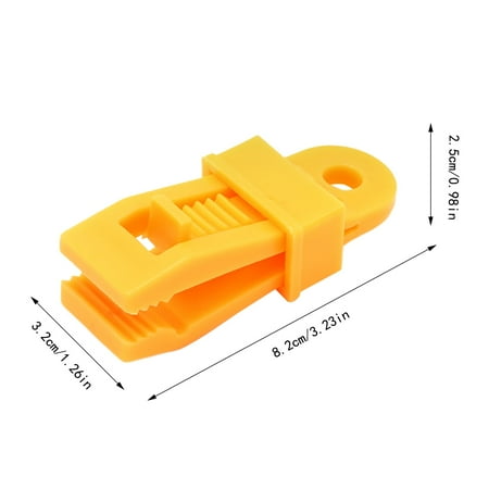 

Pleteffect Tarp Clips Net Buckle Tarp Clamps Heavy Duty Clips Clamp Adjustable Awning Tarp Clamps Tarp & Shade Cloth For Outdoor Camping (10Pcs Mix)