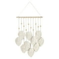 thumbnail image 2 of Macrame Wall Hanging,Leaves Woven Tapestry, Feather Handmade Tassels Boho Wall Decor,Leaves Art Decorations for Nursery Bedroom Living Room Apartment Home Backdrop, 2 of 7