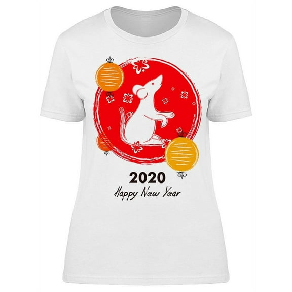 Chinese Zodiac Year 2020 T-Shirt Women -Image by Shutterstock, Female Medium