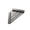 Gray, variant on BUDAO00 Triangle Sink Drying Rack, Corner Over Sink Dish Drainer and Sponge Holder, Space Saving Kitchen Organizer for Cloths Brushes Scrubbers and Small Utensils, 8.7 x 8.7 Inch